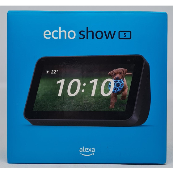 Amazon Echo Show 5, 2. Generation (2021) Smart Display mit Alexa, 2-MP-Kamera - Schwarz