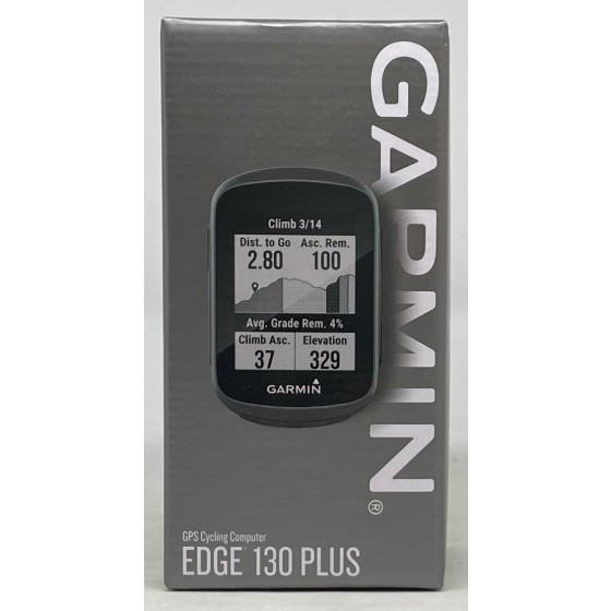 Garmin Edge 130 Plus GPS-Fahrradcomputer 4,57 cm (1,8 Zoll) Display, Trainingspläne, Navigation, MTB-Werten, Telefonbenachrichtigungen, Schwarz