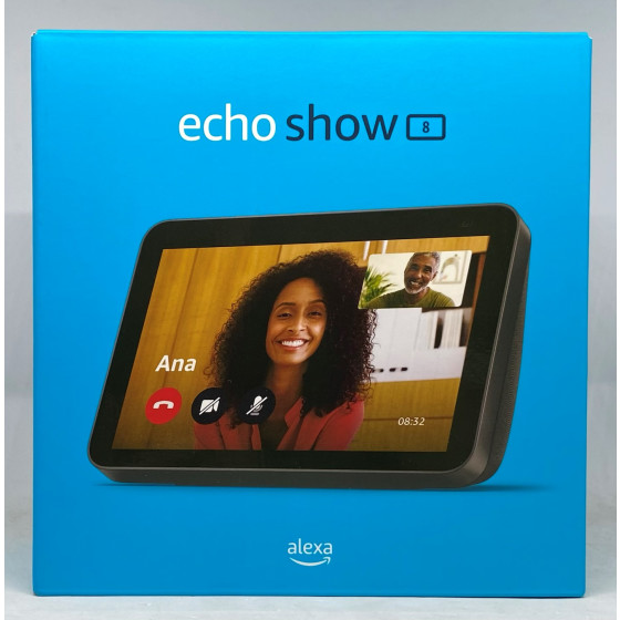 Amazon Echo Show 8 2. Generation (2021) HD-Smart Display mit Alexa und 13-MP-Kamera - Anthrazit