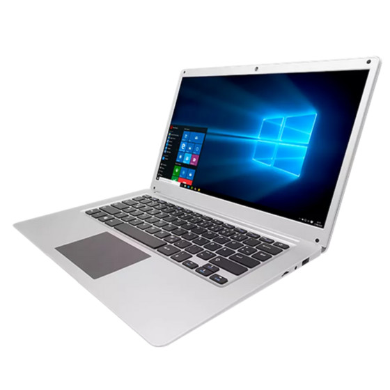 Inter Sales DENVER NID-14106SSDDE 35.6 cm (14") Notebook, Intel Celeron N4020, 4 GB RAM, 64 GB eMMC + 256 GB SSD, Windows 10 Home, QWERTZ Silber