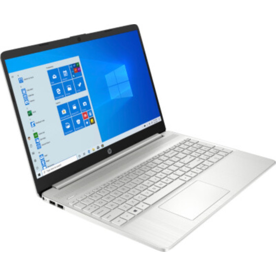 HP Laptop 15s-fq3402ng 39,62 cm (15,6 Zoll) Full HD Notebook, Intel Celeron N4500, 4 GB RAM, 128 GB SSD, Windows 10 S, QWERTZ - Silber