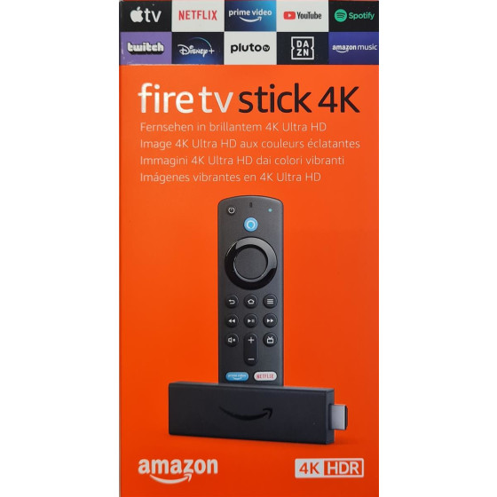 Amazon Fire TV Stick 4K Streaming Stick mit Alexa-Sprachfernbedienung mit TV-Steuerungstasten