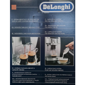 DeLonghi ECAM 22.110.B Magnifica S Kaffeevollautomat mit Milchaufschäumdüse - Schwarz