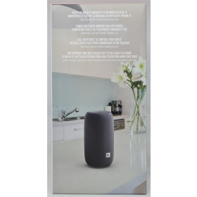 JBL Link Portable kabelloser Bluetooth Lautsprecher mit Google Assistant Sprachsteuerung, WLAN, AirPlay2, Chromecast - Schwarz