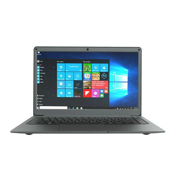 Jumper EZbook X5 33,78 cm (13,3 Zoll) FHD Notebook, Intel Celeron N3350, 4GB RAM, 128GB eMMC, Windows 10 Home, QWERTZ - Grau