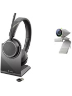 Poly Studio P5 USB HD Webcam Bundle mit Voyager Headset 4220 UC