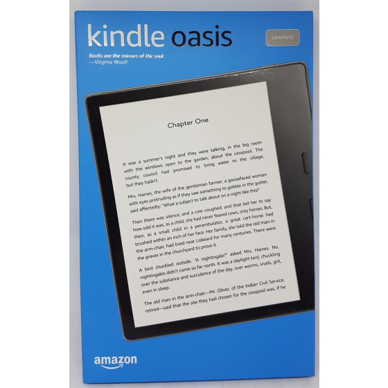 Amazon Kindle Oasis eBook Reader, 8 GB, Leselicht mit verstellbarer Farbtemperatur, WLAN, Grafit, generalüberholt