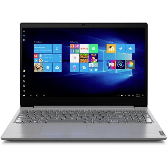 Lenovo V15-ADA 82C7009SGE Notebook 39,62 cm (15,6 Zoll) HD Display, AMD Athlon 3150U Prozessor, 4 GB RAM, 256 GB SSD, AMD Radeon Grafik, Windows 10 Home - Iron Grey