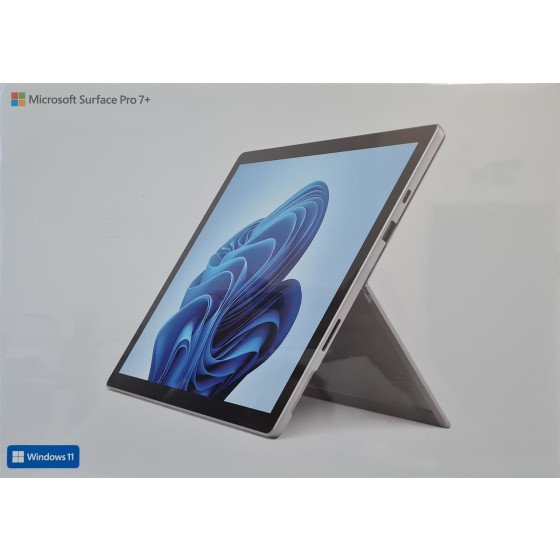 Microsoft Surface Pro 7+ TFN-00003 Convertible, 31,24 cm (12,3 Zoll) 2-in-1 Tablet, Intel Core i5, 8GB RAM, 128GB SSD, Windows 11 Home - Platin Grau