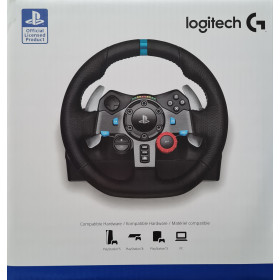 Logitech G29 Racing Lenkrad Driving Force für Playstation 5, PS4, PS3, PC, Schwarz