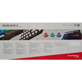 HyperX Alloy Elite 2 mechanische Gaming Tastatur HyperX Red Switches Linear QWERTZ (DE-Layout) - Schwarz