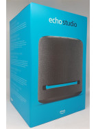 Amazon Echo Studio Smarter High Fidelity Lautsprecher mit 3D-Audio, Alexa Sprachsteuerung, Schwarz, generalüberholt
