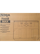 Ninja AF400EU Foodi MAX Dual Zone Heißluftfritteuse, 9,5 l Fassungsvermögen, 2 Fächer, 6 Funktionen - Schwarz/Kupfer