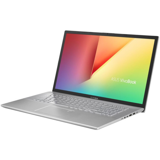 ASUS VivoBook X712JA-BX700W 43.9 cm (17.3") HD+ Notebook, Intel Core i3-1005G1, 8 GB RAM, 512 GB SSD, Windows 11 Home, QWERTZ Silber