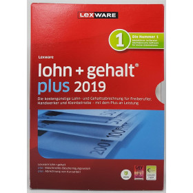 Lexware lohn+gehalt plus 2019 Minibox Jahreslizenz...