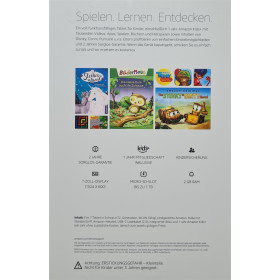 Amazon Fire 7 Kids Edition-Tablet (2022) 17,7 cm (7 Zoll) Display, 32 GB, rote kindgerechte Hülle mit Ständer