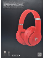 Beats Studio3 Over-Ear Bluetooth Kopfhörer mit Aktivem Noise-Cancelling - Rot