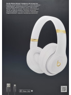 Beats Studio3 Over-Ear Bluetooth Kopfhörer mit Aktivem Noise-Cancelling - Weiß