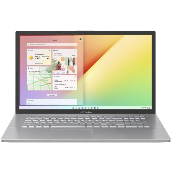 ASUS VivoBook 17 F712EA-BX572W 43,9 cm (17,3") HD+ Notebook, Intel 7505, 8GB RAM, 512GB SSD, Windows 11 Home, QWERTZ Silber