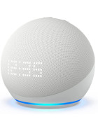 Amazon Echo Dot mit Uhr 5. Generation (2022) Smarter Lautsprecher mit Alexa - Weiß