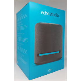 Amazon Echo Studio Smarter High Fidelity Lautsprecher mit 3D-Audio, Alexa Sprachsteuerung, Weiß