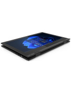 Geo GeoFlex 140 35.5 cm (14") HD Touchscreen Convertible-Notebook, Intel Celeron 4020 Prozessor, 4GB Arbeitsspeicher, 128GB SSD Festplatte,  QWERTZ, Windows 11 Home S, Schwarz
