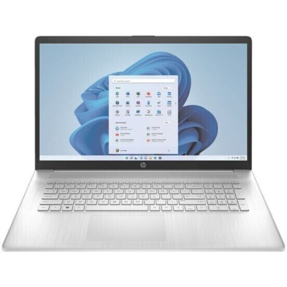 HP 17-cn0534ng (63W63EA) 43,9 cm (17,3") WSXGA Notebook, Intel Core i3-1125G4, 8 GB RAM, 512 GB SSD, Windows 11 Home, QWERTZ Silber