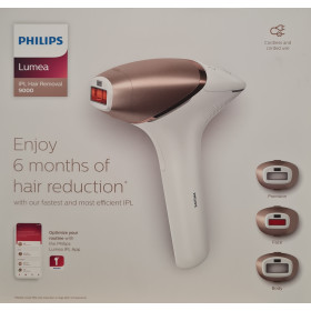 Philips BRI955/00 Lumea Prestige IPL Haarentfernungsgerät inkl. 3 Aufsätze, kabellos - Weiß