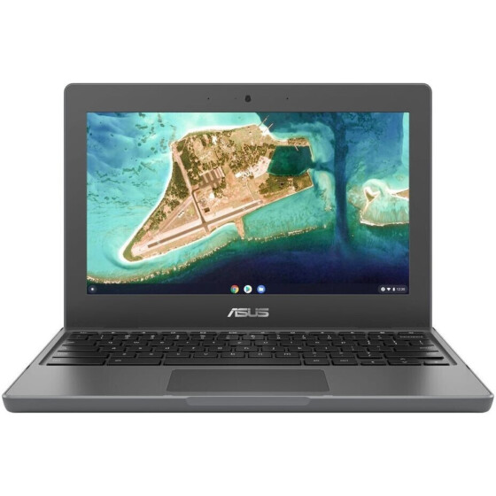 ASUS CR1100FKA-BP0023 29,46cm (11,6") WXGA HD Touchscreen Chromebook, Intel Celeron N4500, 4GB RAM, 64 GB eMMC, Intel UHD Graphics, Chrome OS, QWERTZ Grau