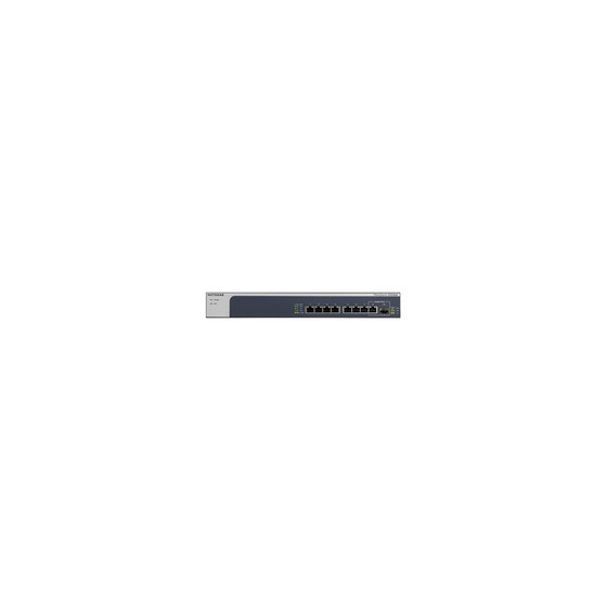 Netgear XS508M Unmanaged 10G Ethernet (100/1000/10000) Grau - Silber - Unmanaged - 10G Ethernet (100/1000/10000) - Rack-Einbau