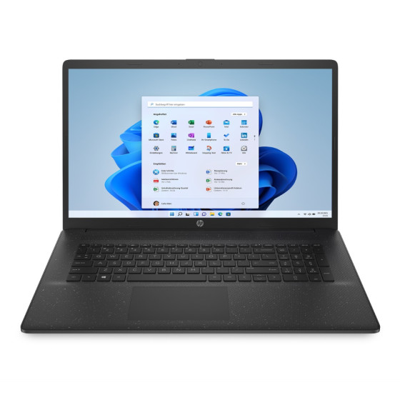 HP 17-cn0115ng 76V68EA#ABD Notebook 43,9 cm (17.3") HD+ Notebook, Celeron N4120, 8GB RAM, 256GB SSD, Windows 11 Home, QWERTZ schwarz