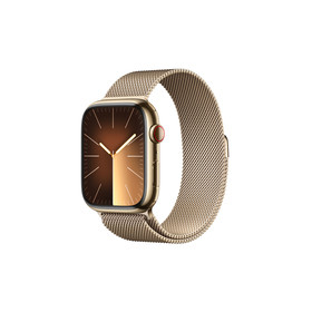 Apple Watch Series 9 Edelstahl 45 mm GPS+ Cellular Gold...