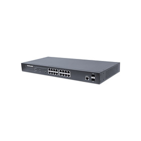 Intellinet 16-Port Gigabit Ethernet PoE+ Web-Managed...