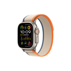Apple Watch Ultra 2 49mm Orange/Beige Trail Loop - S/M