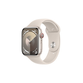 Apple Watch Series 9 45 mm LTE Alu Polarstern Sport M/L