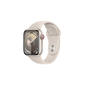 Apple Watch Series 9 41 mm LTE Alu Polarstern Sport S/M