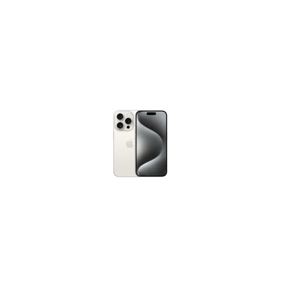Apple iPhone 15 Pro 256 GB Titan Weiß MTV43ZD/A - Smartphone - 256 GB