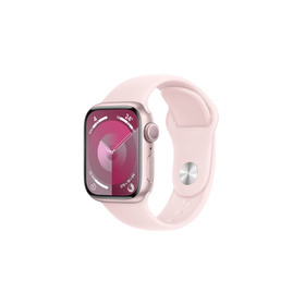 Apple Watch 9 Alu Case Pink 41mm sports band Light S/M EU