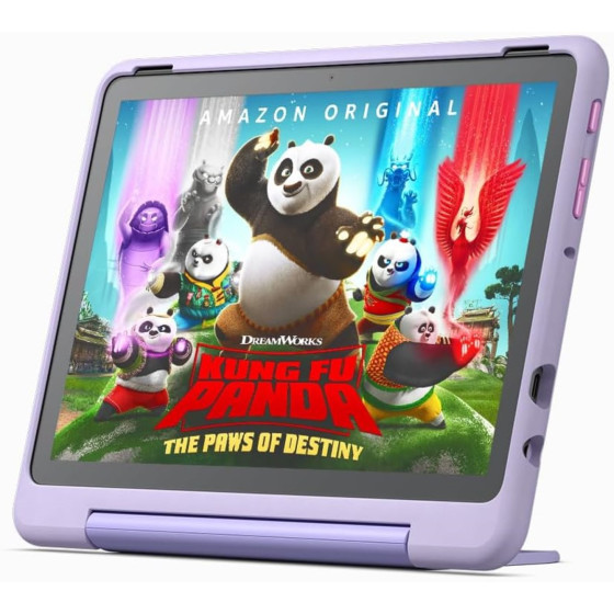 Amazon Fire HD 10 Kids Pro Tablet 2023, 25,6 cm (10,1 Zoll) Full HD Display (1080p), 32 GB Speicher, kindgerechte Hülle in Happy-Day-Design