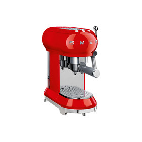 SMEG ECF01RDEU - Espressomaschine - 1 l - Gemahlener...