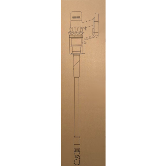 Dyson V15 Detect Fluffy Staubsauger Gelb/Lila 660W 2023
