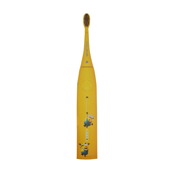 happybrush StarterKit Schall Eco VIBE 3 Minions, Elektrische Zahnbürste, gelb