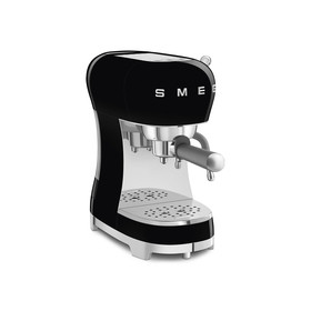 SMEG ECF02BLEU Espresso-Kaffeemaschine schwarz...