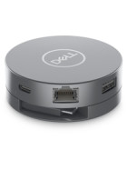 Dell 6-in-1-USB-C-Multiport-Adapter – DA305 - Kabelgebunden - USB 3.2 Gen 2 (3.1 Gen 2) Type-C - 10,100,1000 Mbit/s - Silber - 3840 x 2160 Pixel - Dell