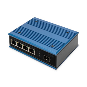 DIGITUS 4 Port Fast Ethernet Netzwerk PoE Switch,...