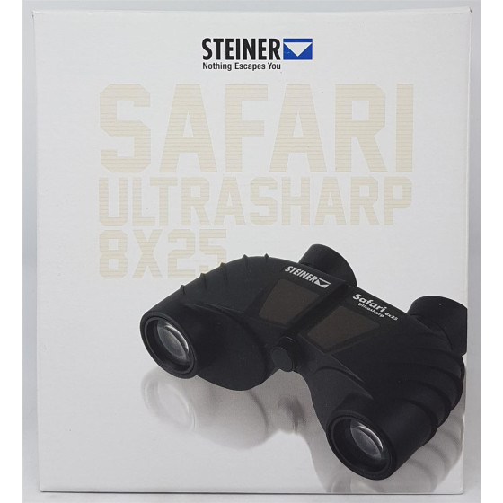 STEINER Safari UltraSharp 8x25 Fernglas, 8x, 2,5cm, schwarz