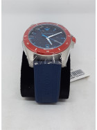 Emporio Armani AR11217 Herren Armbanduhr, Silber/Rot/Blau