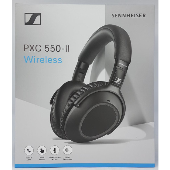 Sennheiser PXC 550-II Wireless Over-ear Kopfhörer mit Alexa, Bluetooth, Schwarz