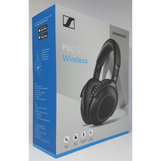Sennheiser PXC 550-II Wireless Over-ear Kopfhörer mit Alexa, Bluetooth, Schwarz
