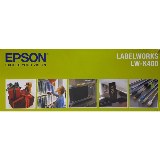 Epson LabelWorks LW-K400 Etikettendrucker Thermotransfer, C51CB70340, 6mm/s, 180 dpi, Schwarz